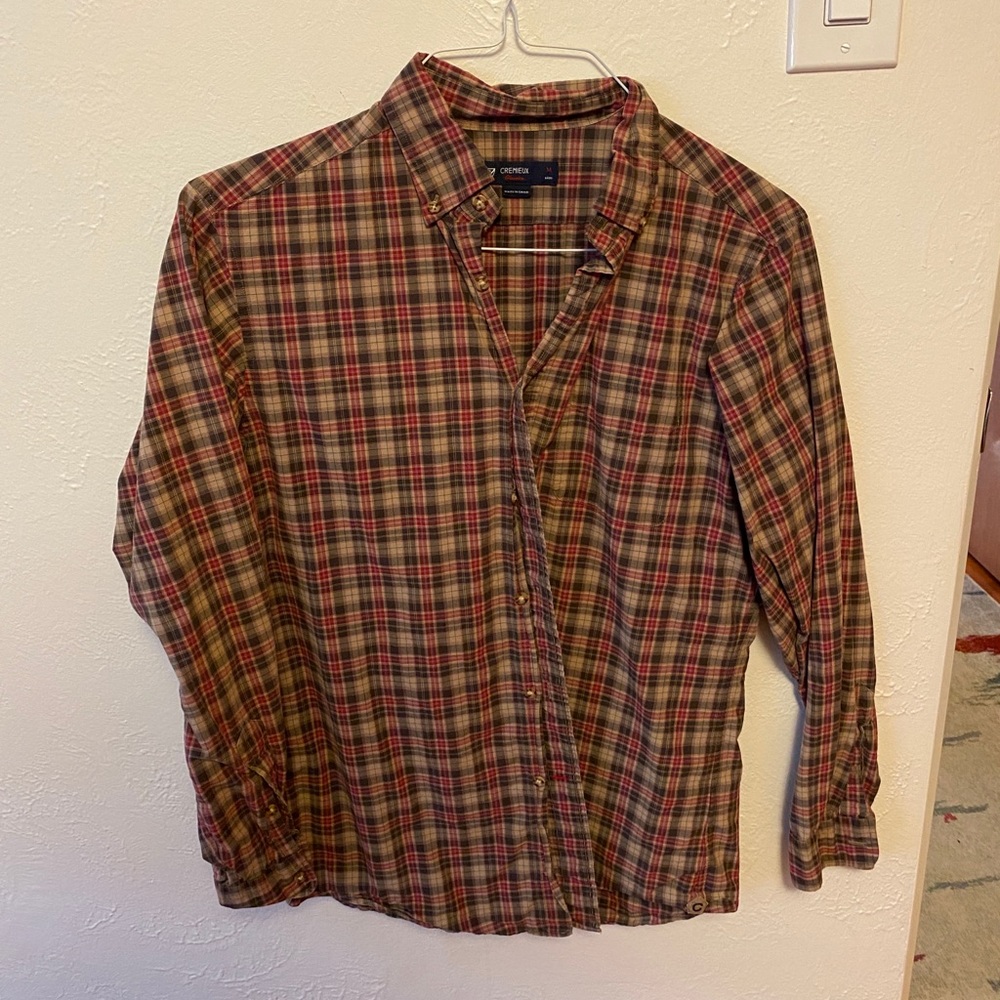 Men’s Plaid Button Up